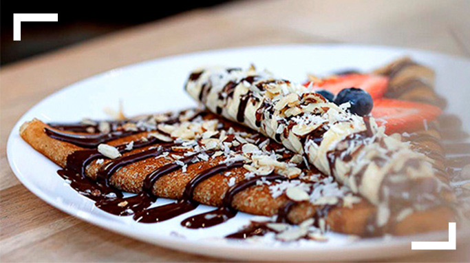 Lækre pandekager fra Pandekagehuset i Lyngby